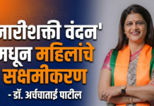 ‘नारीशक्ती वंदन’ मधून महिलांचे सक्षमीकरण – डॉ अर्चनाताई पाटील