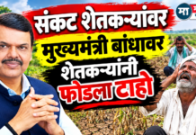 पीक परिस्थितीच्या पाहणीसाठी मुख्यमंत्री शेतकऱ्यांच्या बांधावर!